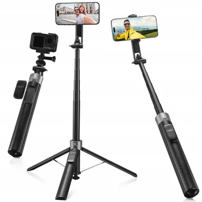 Zdjęcie produktu dla Kijek SELFIE Stick Statyw 180 cm na Magnes MagSafe Telefon Smartfon + PILOT / KF15.0015 / MS-52