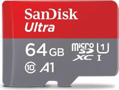 Zdjęcie produktu dla SanDisk 64G Micro SDHC Karta pamięci z rękawem