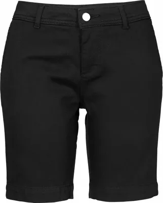 Produktbild von LASCANA Bermudas aus elastischer Baumwolle schwarz Größe 42