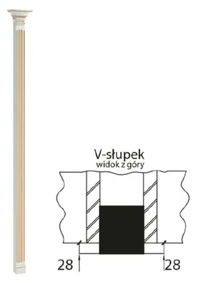 Produktbild von Säule Dekosäule Säulen Römische Griechische Deko Begehbarer Schrank Verona