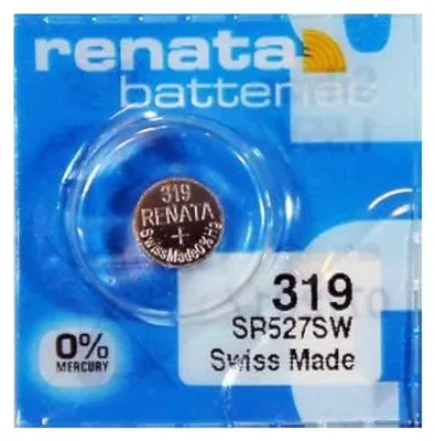 Obrázek produktu pro Renata 319 SR516SW Mincej Baterie pro Hodinky Renata