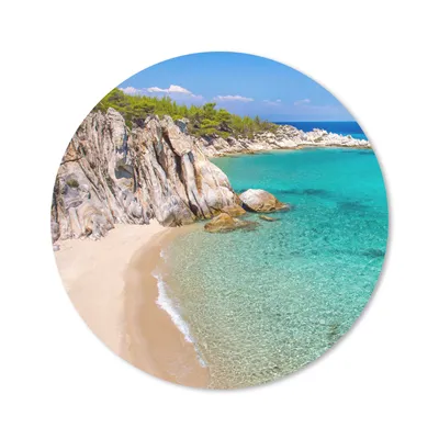 Produktbild von MuchoWow® Mauspad Mousepad Meer - Strand - Sommer 40x40 cm - Mousepads - Maus Mat - Pad - Mausunterlage - Schreibtisch Accessoires