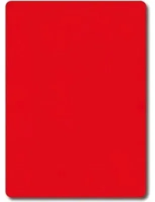Produktbild von Teamswear Schiedsrichterkarte - Rot  | Größe: UNI