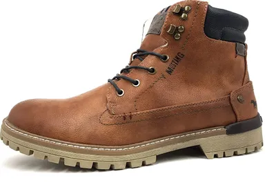 Produktbild von Mustang Herrenschuhe Stiefel Warmfutter Schnürstiefel Braun Freizeit, Schuhgröße:42 EU