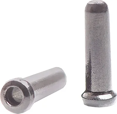 Obrázek produktu pro Hliníková koncovka kabelu Capgo pro vnitřní kabel 1,0 - 1,80 mm, stříbrná