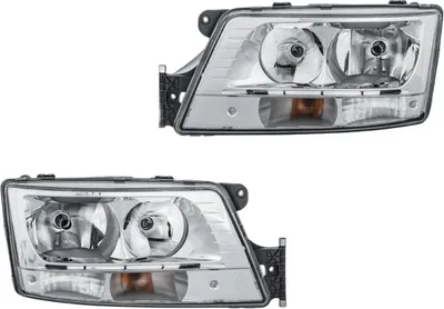 Image de Kit de phares principaux gauche 24 V LED H7/H7 PY21W halogène HELLA pour MAN TGS, entre autres