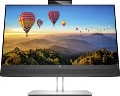 Produktbild von HP E24m G4 FHD USB-C Conferencing Monitor, 60,5 cm (23.8"), 1920 x 1080 Pixel, Full HD, LCD, 5 ms, Schwarz, Silber