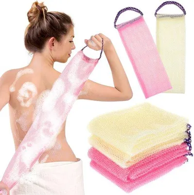 Produktbild von 2er-Exfoliervlies-Set, lange, weiche, riep-Handtücher