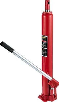 Zdjęcie produktu dla VEVOR Hydrauliczny podnośnik z długim ramieniem, udźwig 4 tony/8818 funtów, z pompą jednotłokową i płaską podstawą, ręczny podnośnik koszowy z uchwytem, do dźwigów garażowych/sklepowych, podnośnik z napędem silnikowym, czerwony