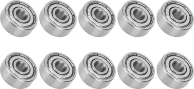 Obrázok produktu pre 10PCS S624ZZ 4x13x5mm guľôčkové ložiská z nehrdzavejúcej ocele pre longboardy Roller Skates Parts