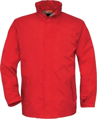 Productafbeelding van B&C Herenhoodie "Ocean Shore", waterafstotend, model RW3518 (2XL), rood