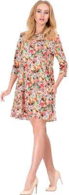 Immagine prodotto di Kleid elegante Mini-Kleid Blumen Muster; 2/S/36