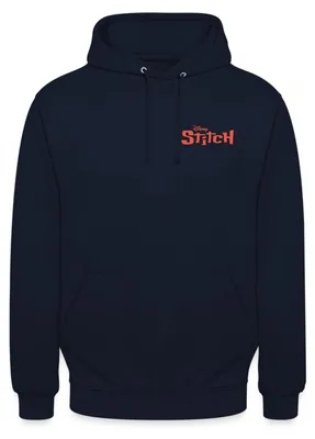 Produktbild von Lilo & Stitch | Stitch Mit Surfbrett Uni Hoodie, XXL, Navy