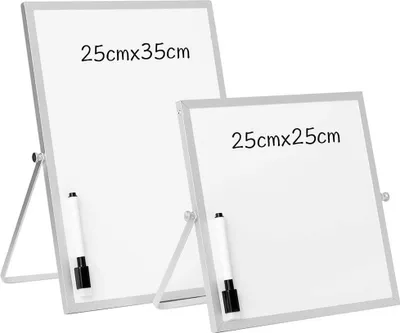 Produktbild von A4 Klein Magnetisch Whiteboard, Büro Whiteboard, Tragbares Trockenlösch-Whiteboard-Easel, Erinnerungsboard für Zuhause, Schule, Büro, 25 x 35 cm