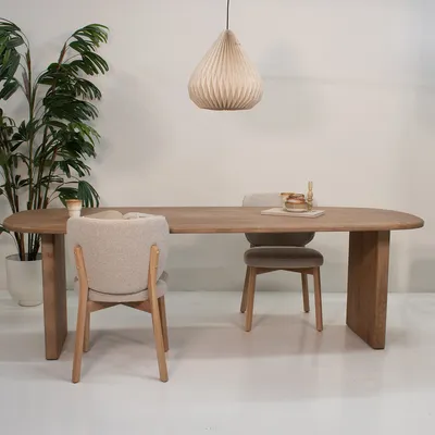 Produktbild von Giga Meubel Esstisch Gin - Oval - Mangoholz - Natur - 200cm