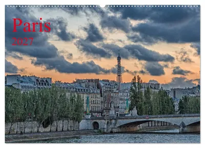 Produktbild von Paris (Wandkalender 2027 DIN A2 quer), CALVENDO Monatskalender