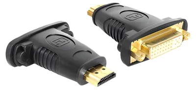 Produktbild von Delock Adapter HDMI male > DVI 24+5 pin female - Videoadapter - DVI-I weiblich zu HDMI männlich