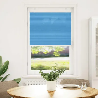 Immagine prodotto di vidaXL Tenda plissettata blu 75x100 cm larghezza tessuto 74,4 cm poliestere