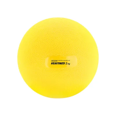 Zdjęcie produktu dla Piłka lekarska Gymnic „Heavymed”, żółta, 2 kg, 15 cm