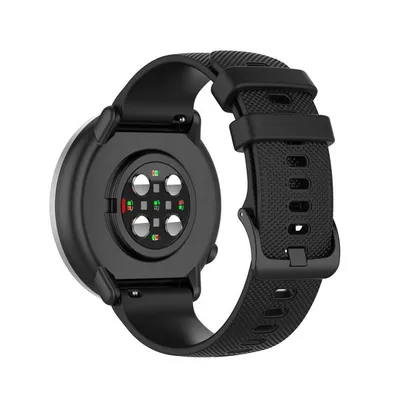 Produktbild von Strap-it Polar Ignite 2 Silikonarmband (Schwarz)