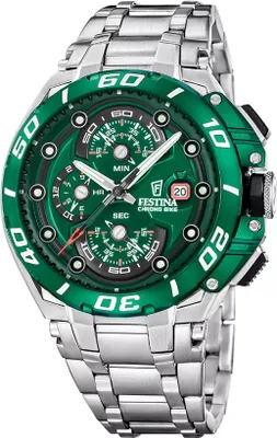 Produktbild von Festina F20754/5 Herren-Chronograph Chrono Bike Dunkelgrün