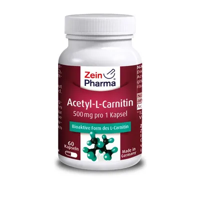 Produktbild von ZeinPharma Acetyl-L-Carnitin 60 Kapseln