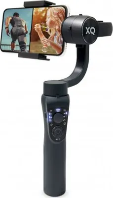 Produktbild von XQISIT Smartphone Gimbal SPG100X 3-Achsen-Bildstabilisierung schwarz