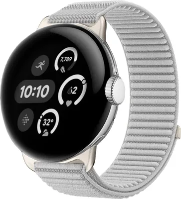 Obrázek produktu pro Nylonový řemínek pro Google Pixel Watch 4 / 3 / 2 / 1 41 mm suchý zip šedý