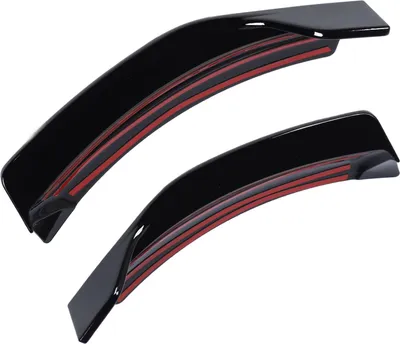 Produktbild von Frontstoßstangen-Seitenspoiler, Eckabdeckung, Verkleidung, Canards, Splitter, Diffusor, Spoiler, Ersatz für Benz V-Klasse W447 V260 AMG-Line, glänzendes Schwarz