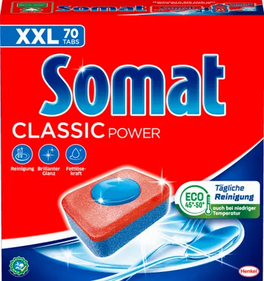 Produktbild von Somat Spülmaschinentabs Classic Power 10002646 70St