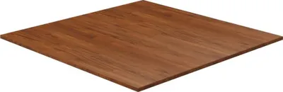 Produktbild von Tischplatte Quadratisch Dunkelbraun 90x90x1,5cm Eiche Behandelt
