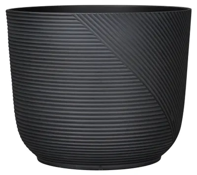 Produktbild von Blumentopf Ø: 40 x H: 33 cm Prado Black, Anthrazit, für Innen & Aussen, 33 Liter