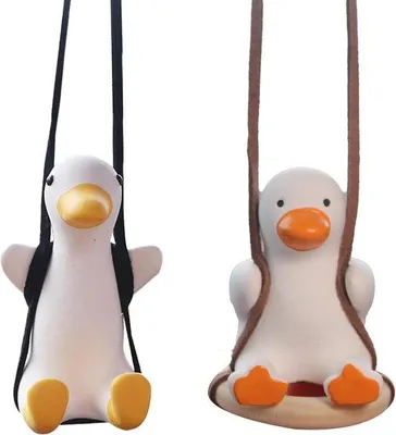 Obrázek produktu pro Závěsné dekorace do auta ve tvaru kachen, sada 2 ks, závěsné figurky