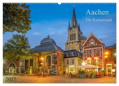 Produktbild von Aachen Die Kaiserstadt (Wandkalender 2027 DIN A2 quer), CALVENDO Monatskalender