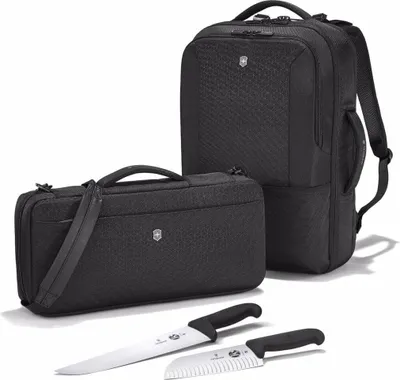 Image de Sac à dos de chef avec 12 pièces de couteaux