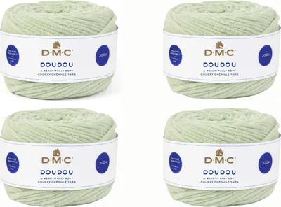 Image de 4 pelotes de laine DMC Doudou – fil haut de gamme volumineux 100 % polyester (couleur 4)