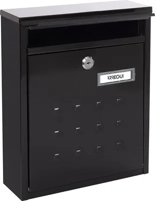 Produktbild von Famanu Briefkasten mit Durchwurf - Mailbox für DIN A4