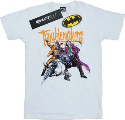 Produktbild von DC Comics - "Troublemakers" T-Shirt für Herren BI14677 (3XL) (Weiß)