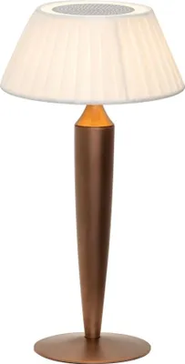 Produktbild von Zafferano -  Flaminia Zafferano Led Touch Wiederaufladbare Tischlampe - Klassisches Design Kabellos Bronze