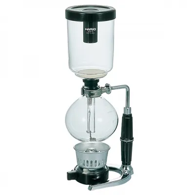 Obrázek produktu pro Hario Technica, 0,6 l, Černá, Stříbrná, Průhledná, Hliník, Mosaz, Sklo, Nerezová ocel, Zinek, 5 hrnků, 160 mm, 110 mm