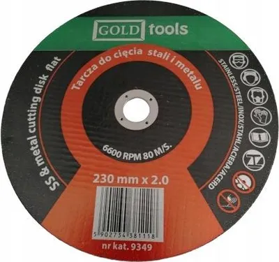 Obrázek produktu pro Kotouč na řezání oceli a kovů 230x2,0