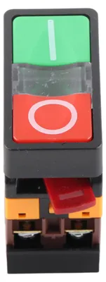 Image de Interrupteur à double contact normalement ouvert (NO) avec indicateur LED, type AS-22N (24 VDC)