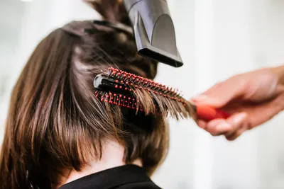 Produktbild von Runde Haarbürste, 12 Reihen Borsten, große Größe, für Herrenfrisuren