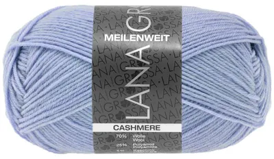 Produktbild von Lana Grossa - Meilenweit 4-fach 50g Cashmere 0062 hellblau