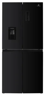Produktbild von Continental Edison CERA4D464BD, Freistehend, Mehrtürig, Schwarz, 4 Tür(en), Berührung, An Tür