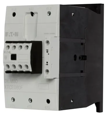 Produktbild von Eaton DILM80-22(230V50HZ,240V60HZ), Schütz, Schwarz, Weiß, IP00, 111 mm, 175 mm, 170 mm