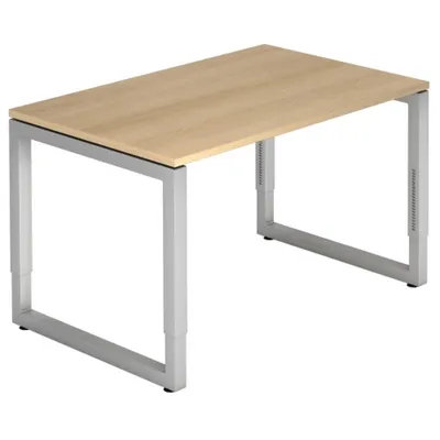 Produktbild von REGO 12 S - 120 x 80 Eiche/Silber höhenverstellbar