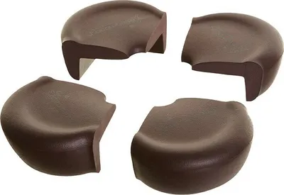 Obrázok produktu pre Dreambaby Okrúhle penové chrániče rohov, 4 kusy, hnedé