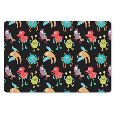 Produktbild von MuchoWow® Mauspad Mousepad Design - Monster - Kinder - Farbe 27x18 cm - Mousepads - Maus Mat - Pad - Mausunterlage - Büroartikel - Desk Matten