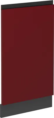 Produktbild von Geschirrspülblende Vicco R-Line Rot 45 cm  J-Shape ohne Arbeitsplatte, Model 54615